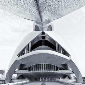 2012-10-18 - Palacio de les Artes - ruimteschip<br/>Ciudad de las Artes y las Cienci - Valencia - Spanje<br/>Canon EOS 7D - 13 mm - f/8.0, 1/125 sec, ISO 200