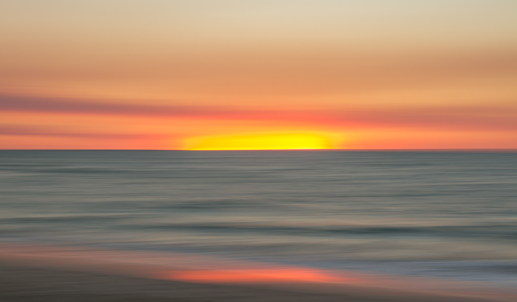 Beach Colours II - zonsondergang